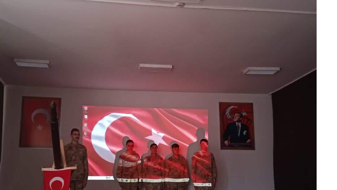 18 Mart Şehitleri Anma Günü ve Çanakkale Zaferi'nin 109. Yıl Dönümü dolayısıyla program düzenlendi.